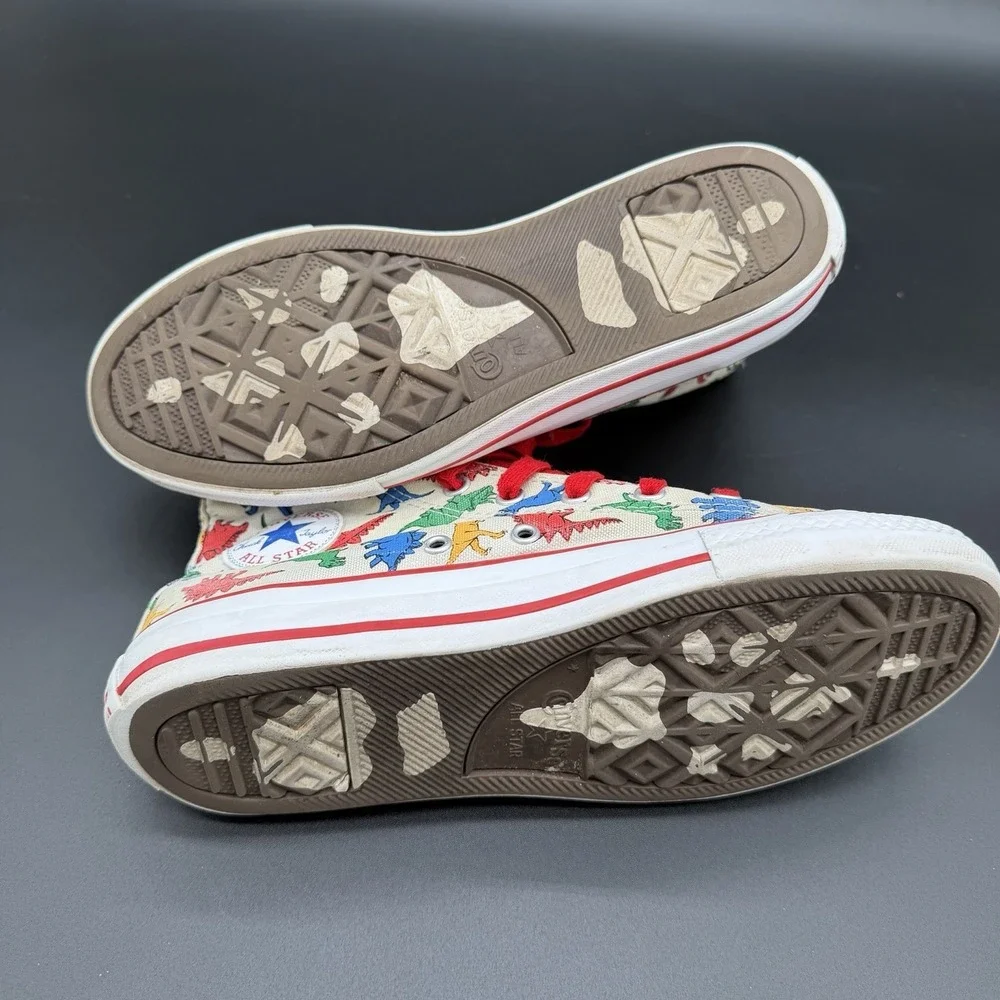 Converse Chuck Taylor All Star Shoes Youth Size 4‎ Dinoverse Dino Print High Top